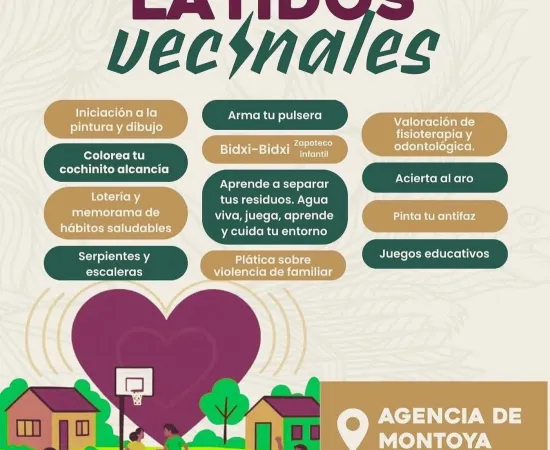 Latidos Vecinales sigue transformando espacios con actividades para toda la familia