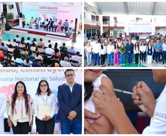 Inauguran en Xoxocotlán la Semana Nacional de Salud Pública 2025