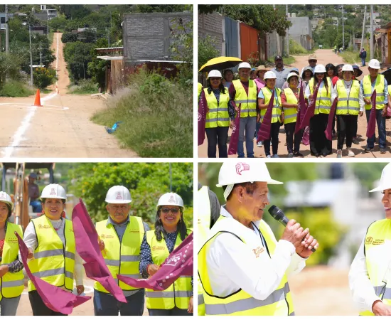 Tras años de espera, inician obras en 4 colonias más de Xoxocotlán