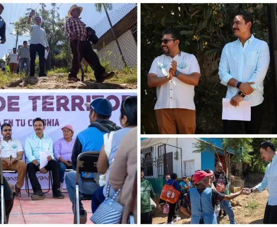 Domingo en Territorio llega a la Colonia Los Ángeles en Pueblo Nuevo