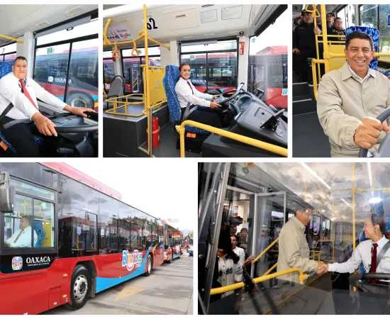Xoxocotlán estrena ruta troncal del Binni Bus por una movilidad eficiente y sustentable