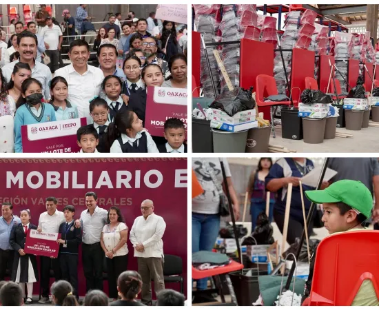 Reconoce Ray Chagoya apoyo del Gobierno de Oaxaca para mejorar la infraestructura educativa de la capital