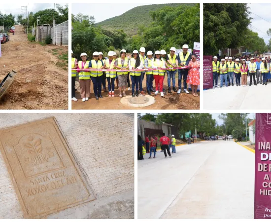 Nancy Benítez cumple su compromiso, inaugura obras en 5 colonias xoxeñas