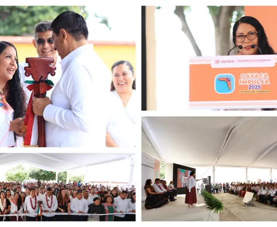 Salomón Jara y Nancy Benítez inauguran Oaxaca Impulsa para fortalecer economía local