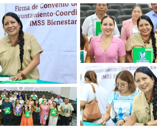 Xoxocotlán e IMSS Bienestar firman convenio para fortalecer acceso a la salud