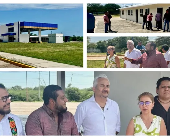 Avanzan instalaciones de medicina UABJO en Juchitán