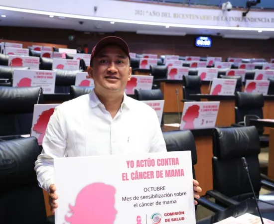 Celebra Nino Morales programas contra el cáncer de mama