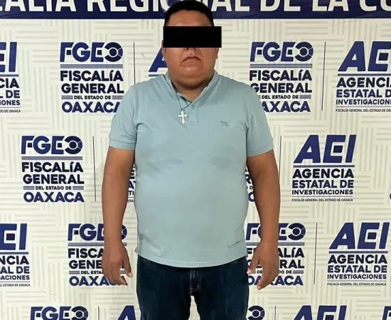 Detienen a “Odilón”, por homicidio cometido en cancha de fútbol en San Juan Cotzocón, Mixe