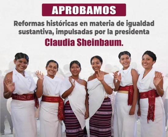 ¡Es tiempo de mujeres!