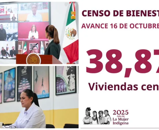 Gobierno de México: las y los servidores de la nación han censado 38 mil 872 viviendas afectadas por las lluvias