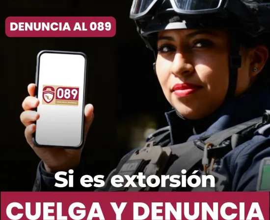 Refuerzan acciones para prevenir que la ciudadanía sea víctima del delito de extorsión