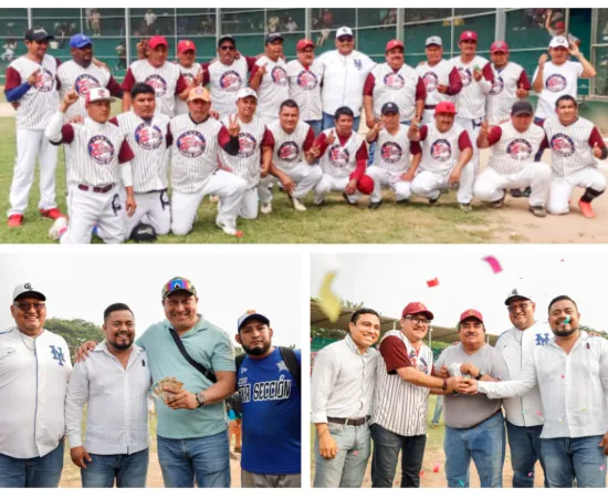 Tekos Despierta Juchitán, se corona bicampeón de la liga municipal de Béisbol Taladxi 