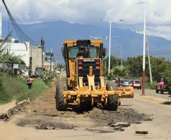 Xoxocotlán fortalece infraestructura vial con segunda etapa del programa Tache al Bache