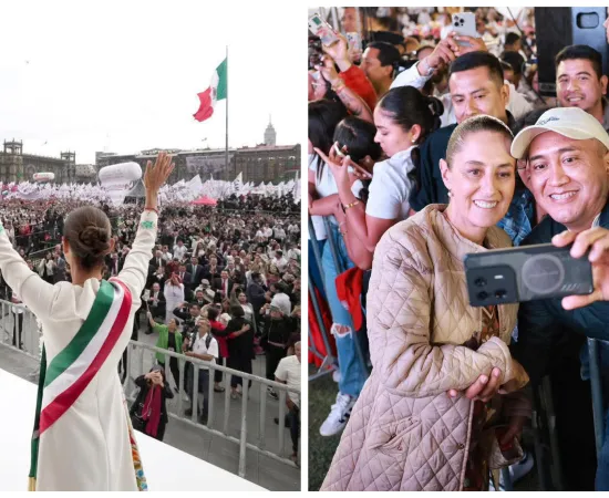 Celebra Nino Morales, un año de gobierno de Sheinbaum