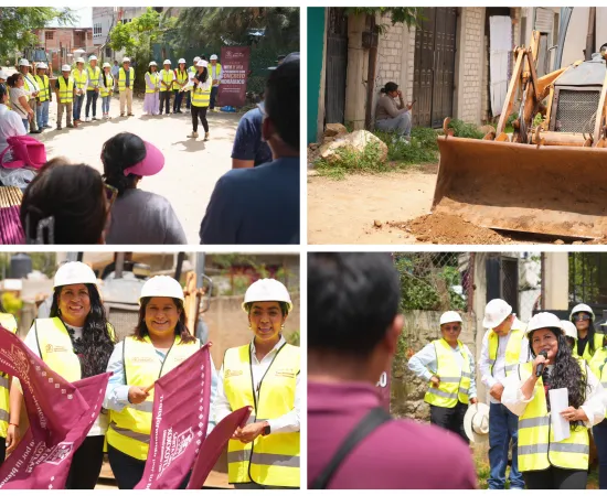 Por calles firmes y familias seguras, arranca Nancy Benítez obras en 3 colonias más