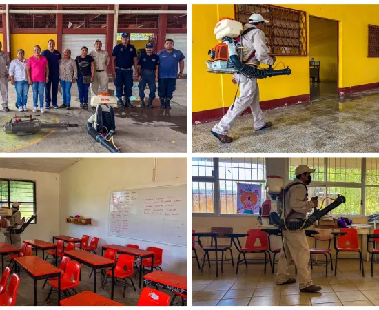 Gobierno de Juchitán realiza jornada de fumigación