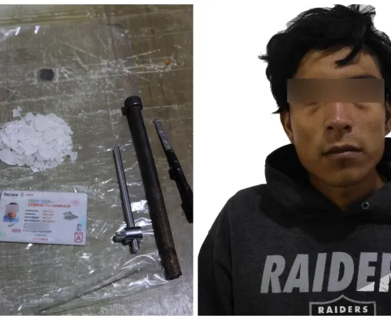Lo detienen por estar presuntamente relacionado con cristalazos en la ciudad