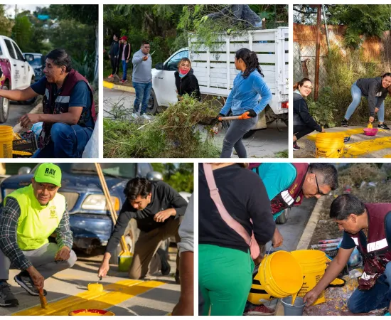 Vecin@s de Santa Rosa se suman al Tequio Vecinal por una ciudad limpia y segura
