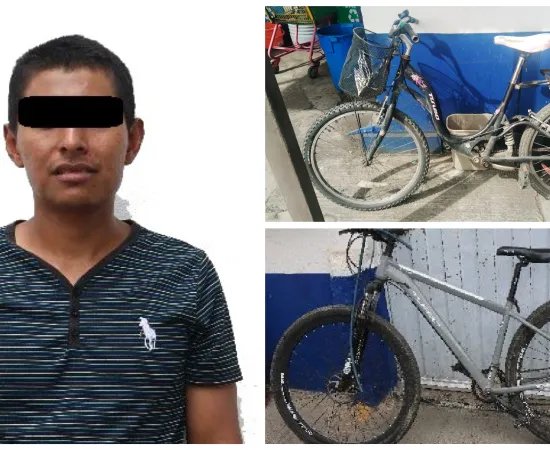 Policía Municipal detiene a una persona por el presunto robo de dos bicicletas