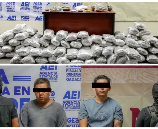 Detienen a dos y aseguran más de 100 kg de drogas en operativo contra célula del “Comandante Cromo” en el Istmo