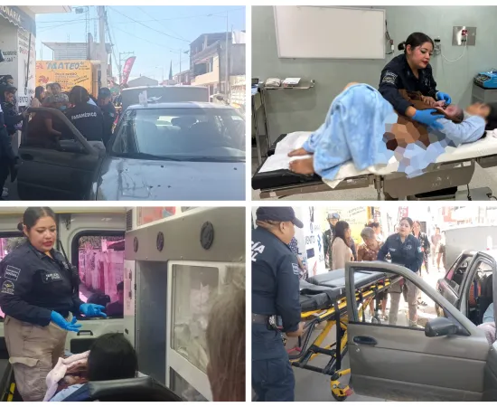 Paramédicos de Santa Lucía del Camino atienden parto en ambulancia 