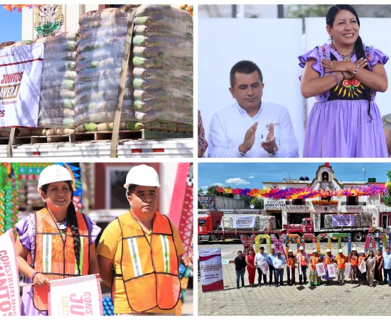 Xoxocotlán beneficia a mil 200 personas con pisos firmes