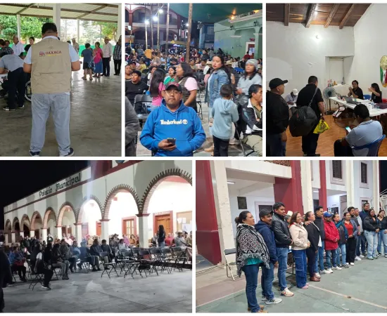 En paz, concluye jornada electoral del fin de semana en comunidades regidas por Sistemas Normativos Internos
