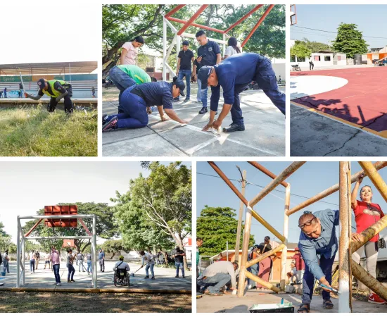 Recupera Juchitán cuatro espacios públicos con “Oaxaca Segura”