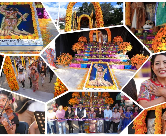 El monumental altar de Xoxocotlán: el alma de Oaxaca entre flores, copal y tradiciones