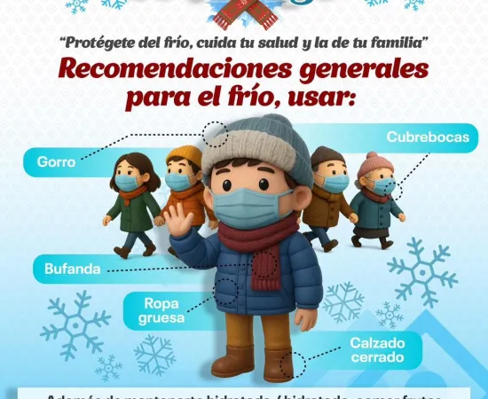 Cuídate del frío: Xoxocotlán activa recomendaciones
