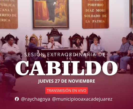 Cabildo de Oaxaca de Juárez aprueba en unidad la iniciativa de Ley de Ingresos 2026
