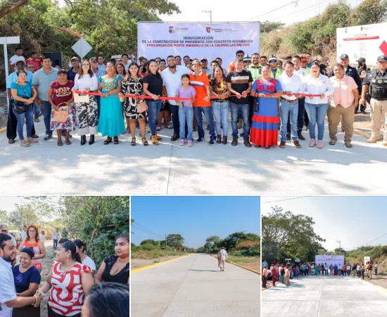 Miguel Quetu entrega pavimentación que mejora el paso de cientos en la Novena