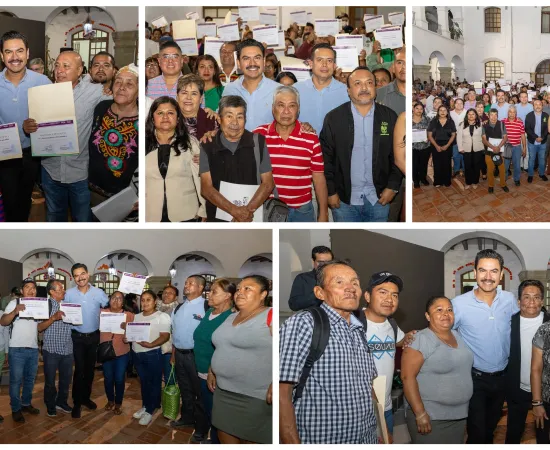 Entrega Ray Chagoya nombramientos a nuevos Comités Vecinales de Oaxaca de Juárez