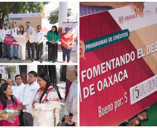 Emprendedores de Xoxocotlán reciben recurso para seguir creciendo