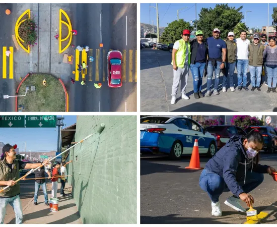 Transforman la av. Eduardo Mata con un Mega Tequio encabezado por Ray Chagoya
