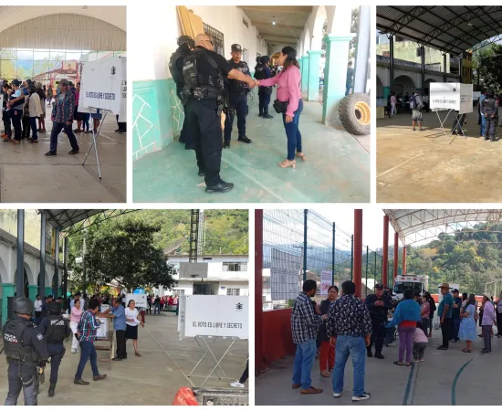 En paz elige Santigo Amoltepec a sus autoridades municipales