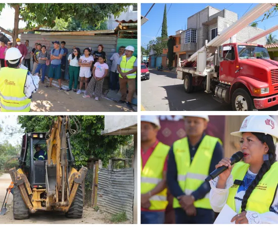 Refuerza Xoxocotlán servicios básicos con nuevas obras
