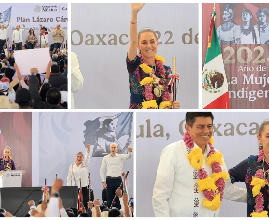 Con Plan Lázaro Cárdenas se transforma a las poblaciones más pobres de México; Claudia Sheinbaum y Salomón Jara presentan avances