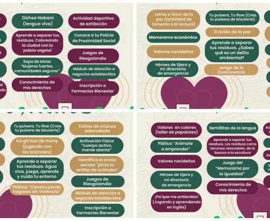 Oaxaca de Juárez invita a una nueva jornada de actividades de Latidos Vecinales del 27 al 30 de noviembre