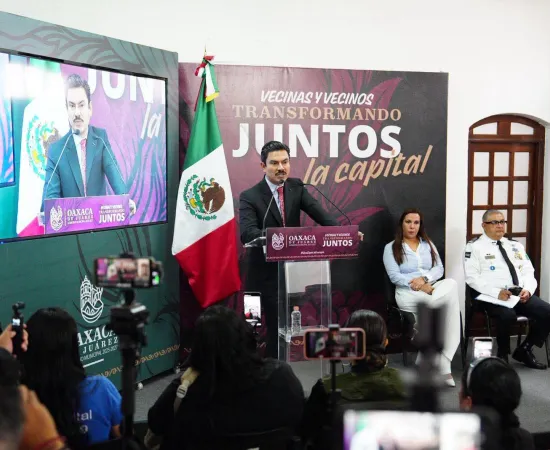 Ray Chagoya destaca avances en seguridad y trabajo coordinado en beneficio de Oaxaca de Juárez