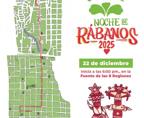 Alista Policía Vial Estatal operativo durante el Convite de la Noche de Rábanos 2025