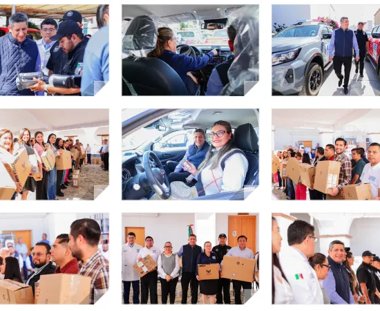 Fiscalía de Oaxaca realiza inversión más importante en la última década, entrega: vehículos, drones, computadoras y dota de tecnología para fortalecer infraestructura y operatividad