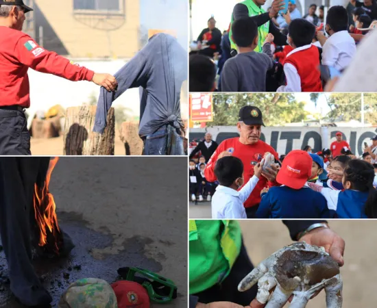 Xoxocotlán impulsa taller preventivo para proteger a la niñez de la pirotecnia