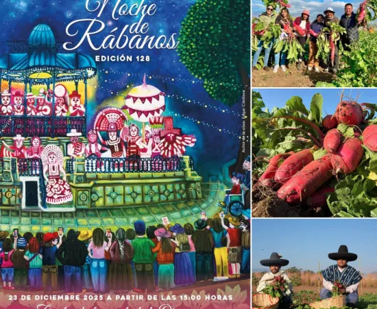 Invitan a disfrutar la Edición 128 de la Noche de Rábanos 2025, en el marco de una Ciudad Limpia y Segura