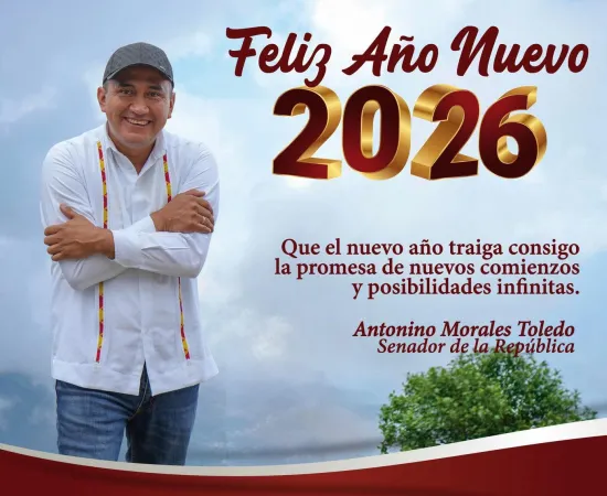 Nino Morales desea un 2026 lleno de salud, paz y bienestar 