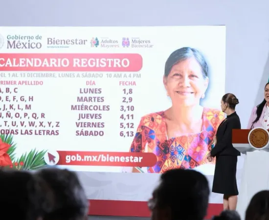 Abren Registro de Pensión Bienestar para Adultos Mayores y Mujeres