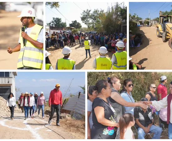 Arranca Nancy Benítez obras que transforman el rostro de Xoxocotlán