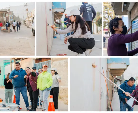 Oaxaca de Juárez avanza con acciones de limpieza en la colonia Primavera de San Martín