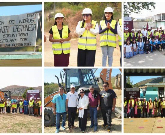 Arrancan más obras de infraestructura educativa y servicios en Xoxocotlán