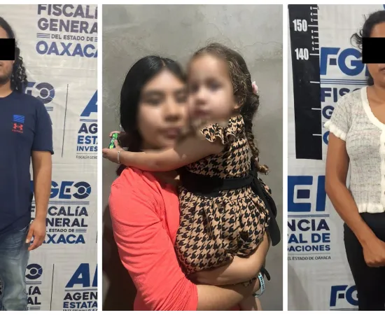 Rescatan a niña, la regresan con su  madre y detiene a dos familiares por violencia familiar y violencia vicaria